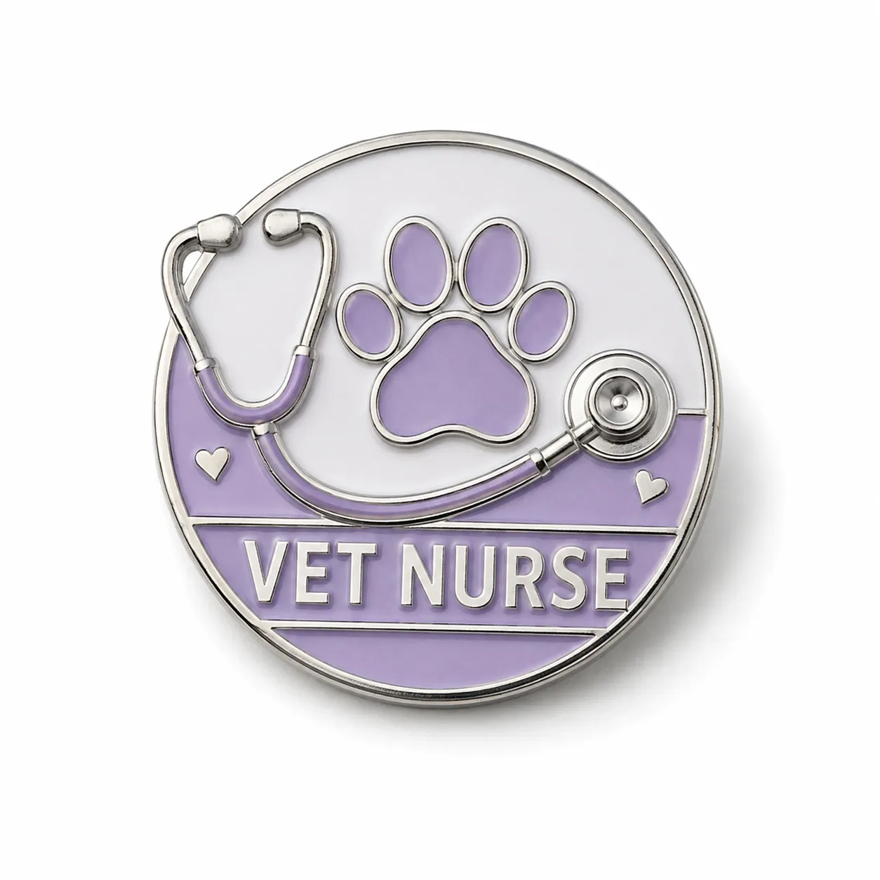 Custom Logo Lapel Pins for Veterinary Clinics