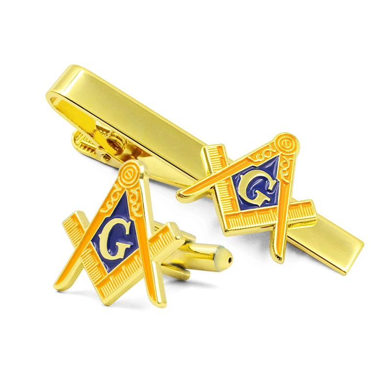 Custom Logo Cufflinks and Tie Clips for Associations