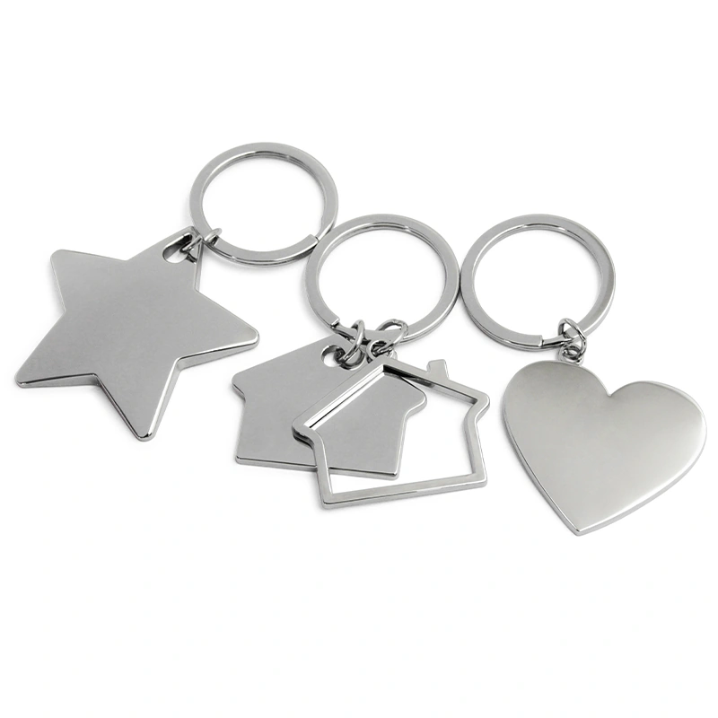 Custom Star Metal Keychain