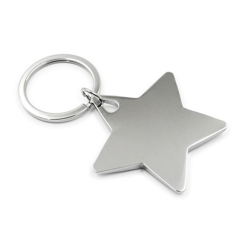 Custom Star Metal Keychain