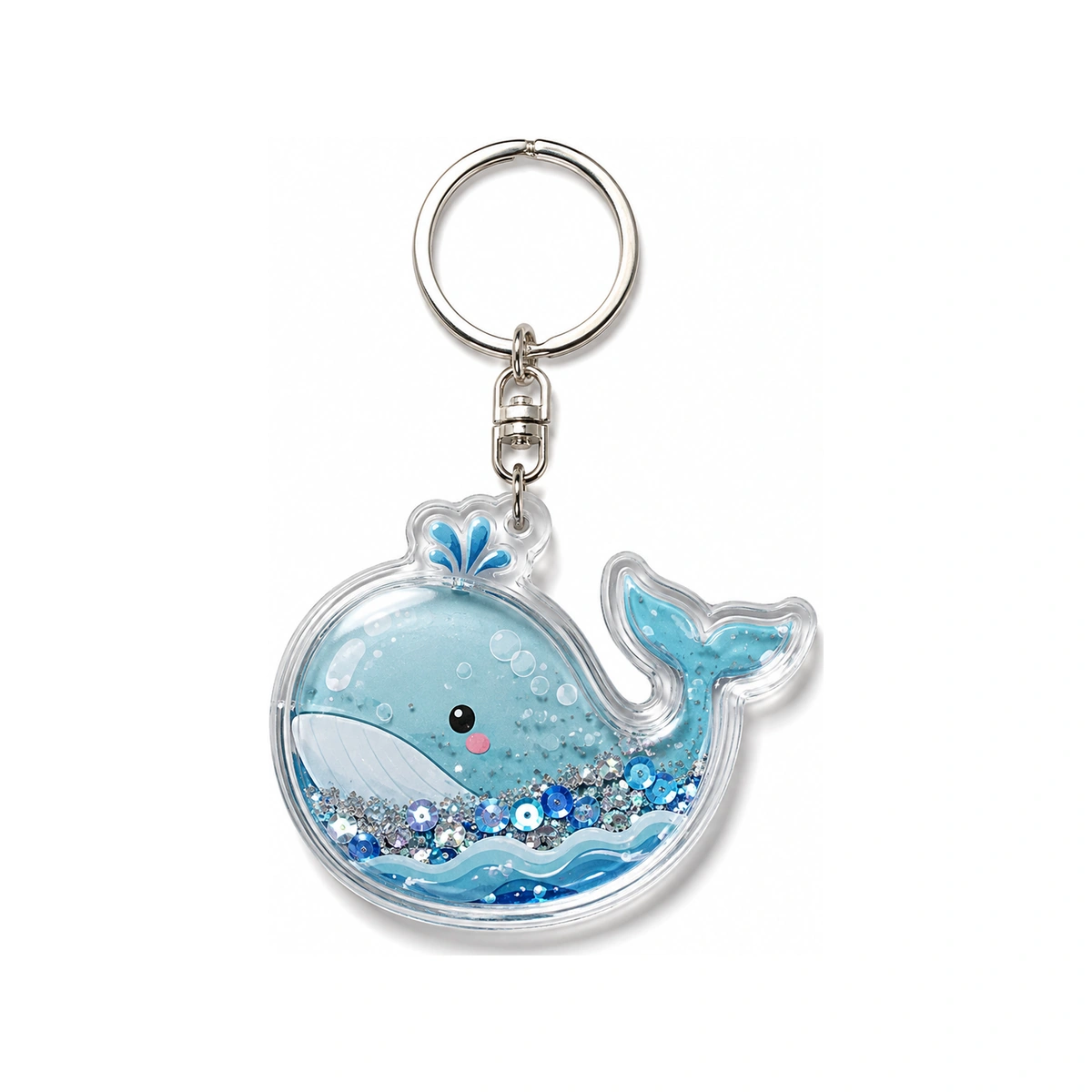 Custom Whale Acrylic Keychains