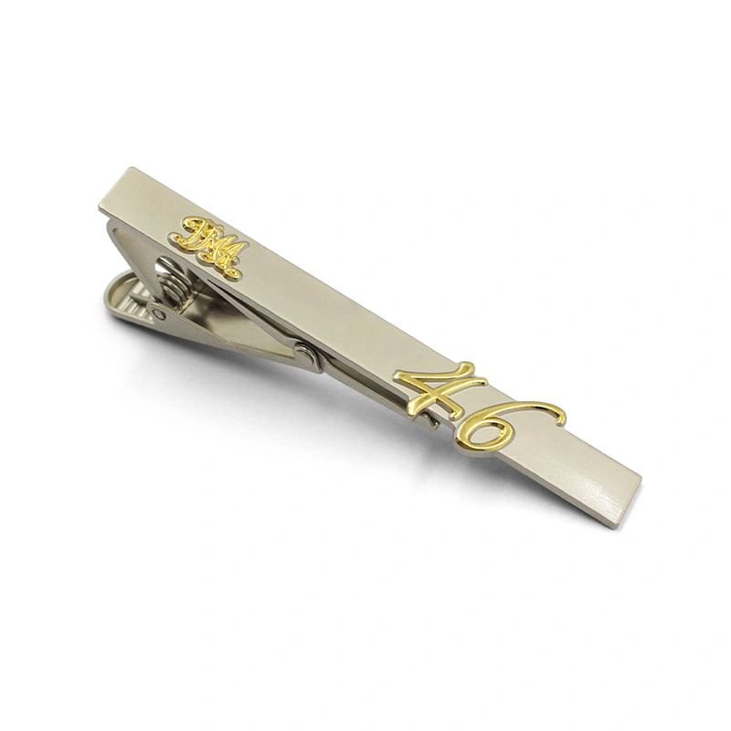 Custom Shield Emblem Enamel Tie Clips