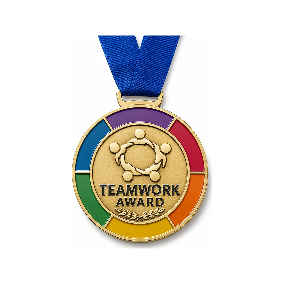 Custom Teamwork Award Medals