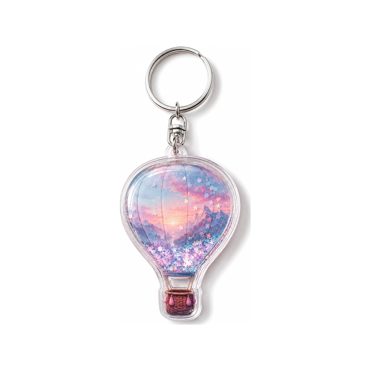 Custom Hot Air Balloon Keychains