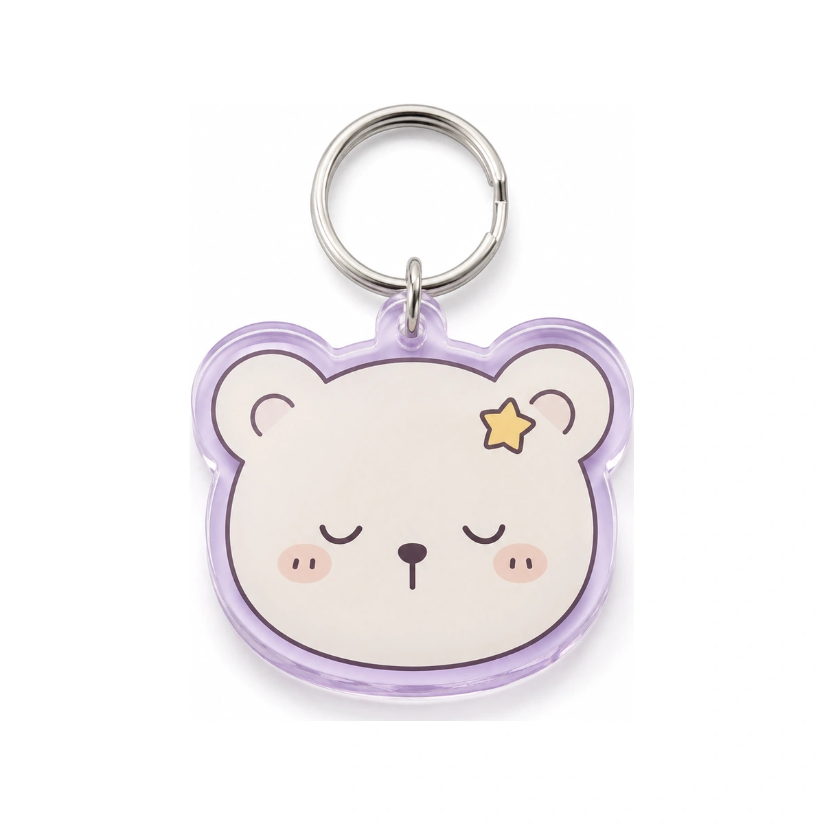 Custom Bear Acrylic Keychains