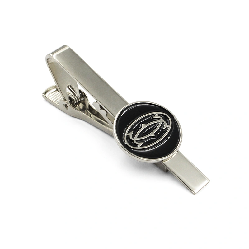 Custom Shield Emblem Enamel Tie Clips