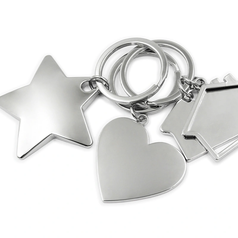 Custom Star Metal Keychain