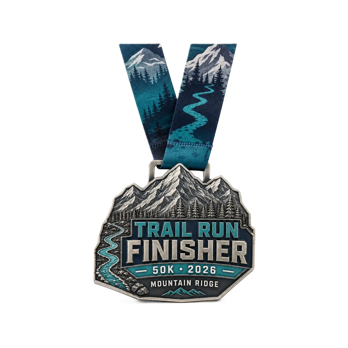 Custom Trail Run Medal