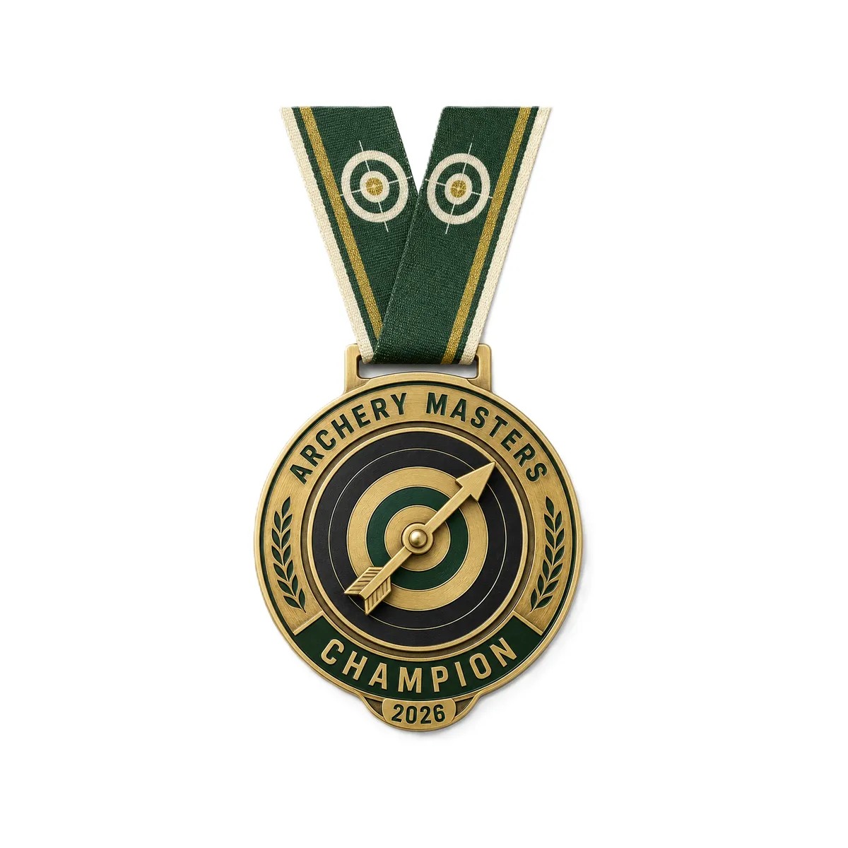 Custom Archery Award Medal