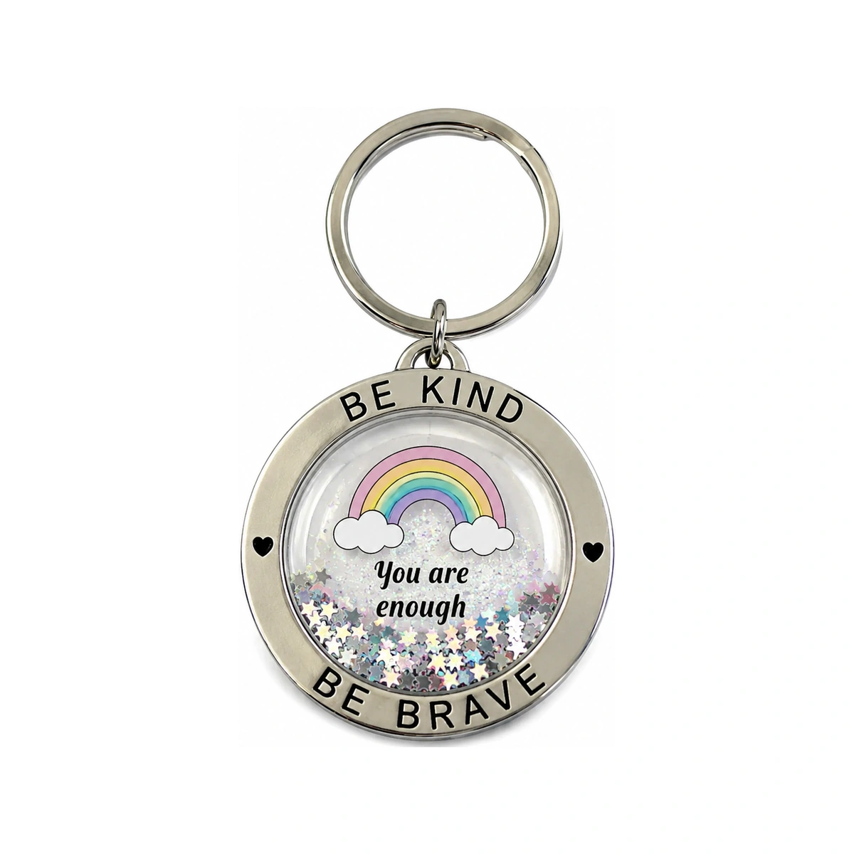 Kindness Message Engraved Keychain