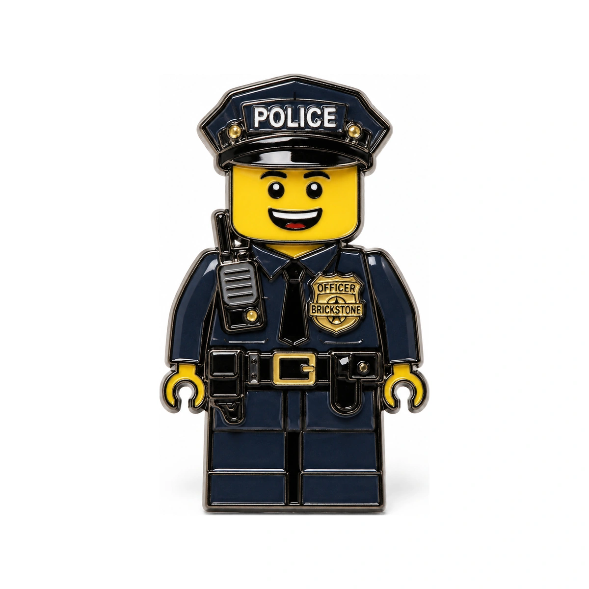 Custom Police Mascot Challenge Coins