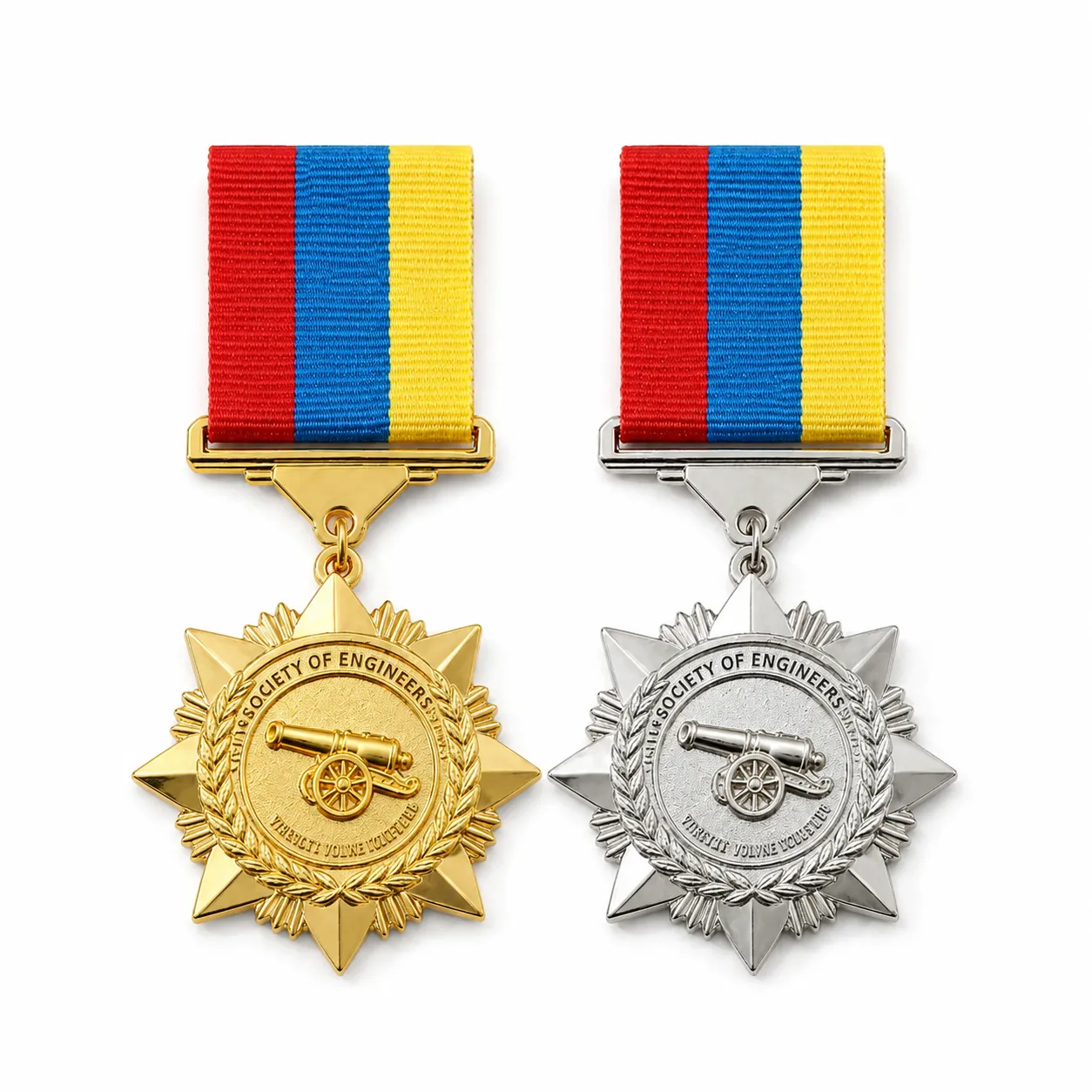 Custom Service Award Medals