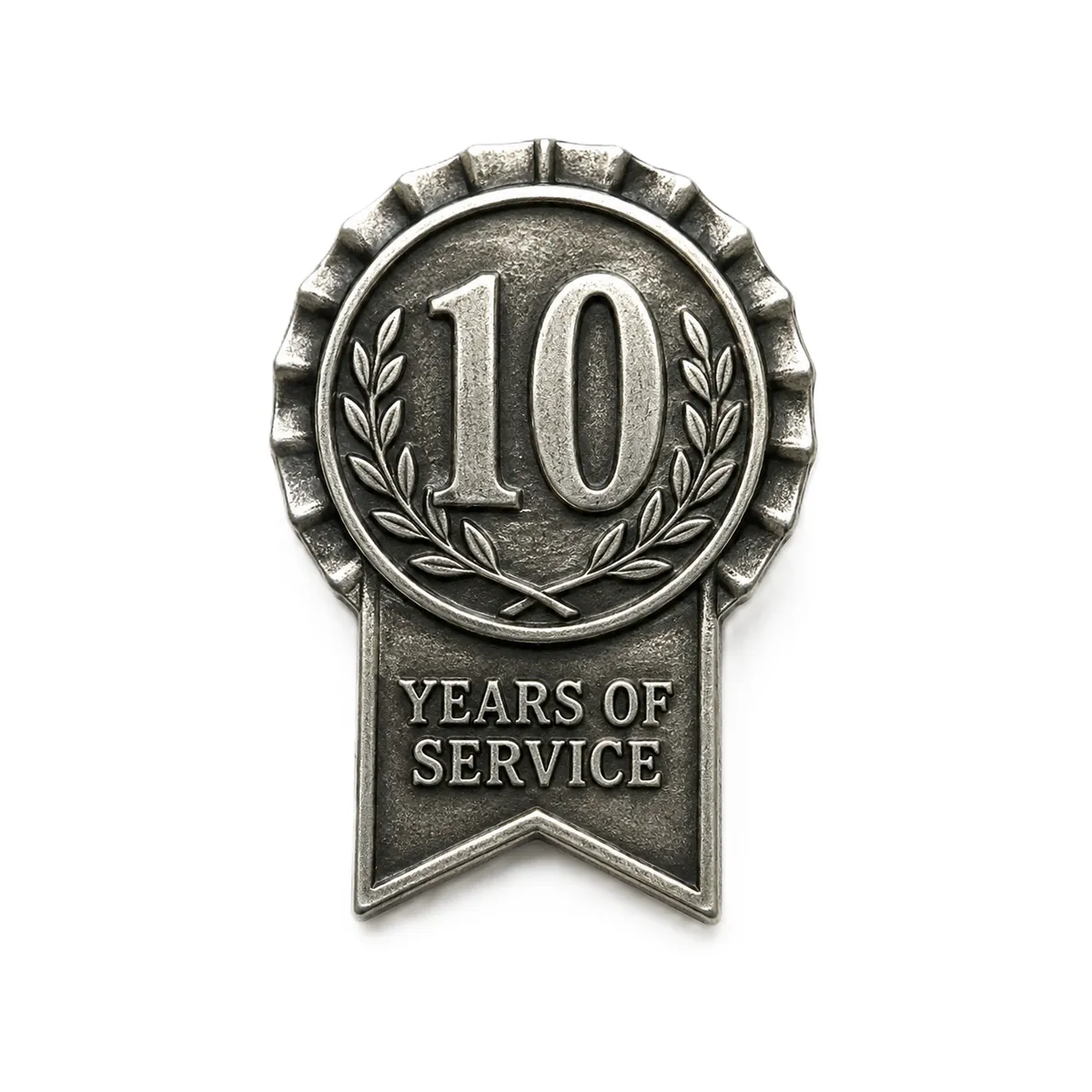 Custom Die Struck Service Anniversary Pin