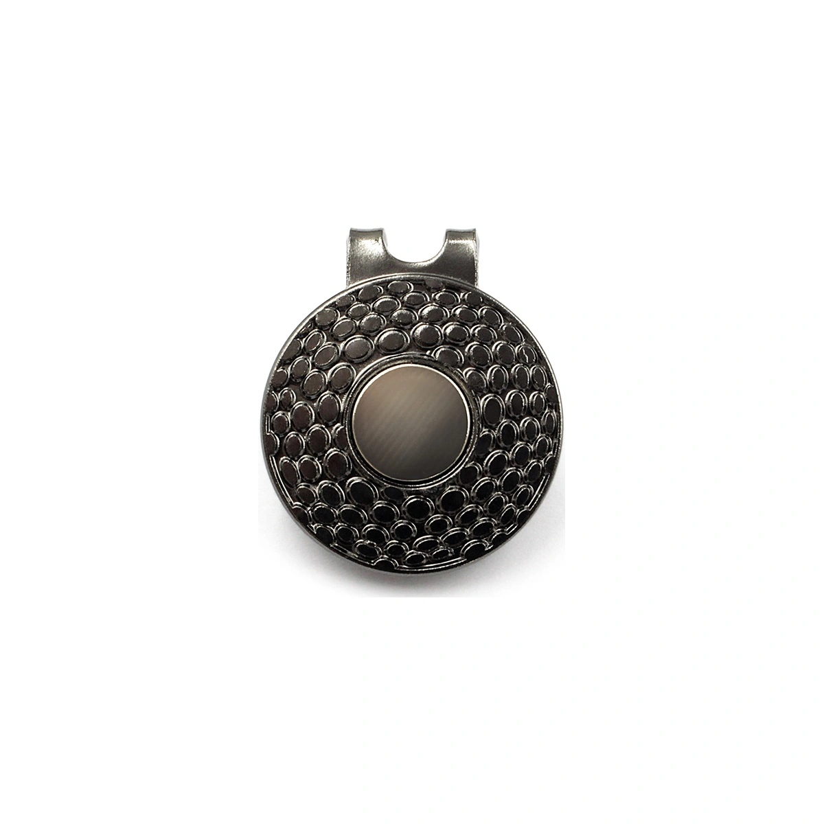 Textured Black Hat Clip Custom Ball Marker
