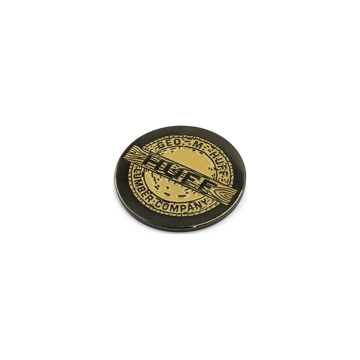 Antique-Finish Hat Clip Ball Markers with Logo