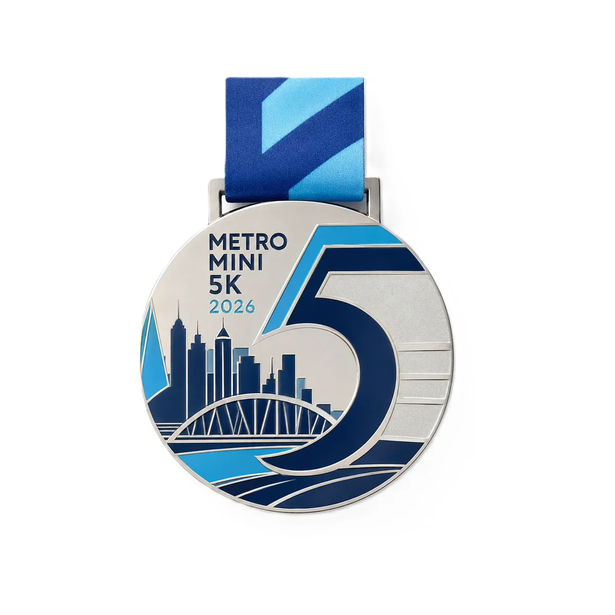 Personalized 5K Finisher Medals