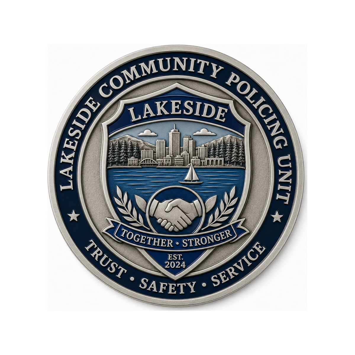 Custom Community Policing Challenge Coins