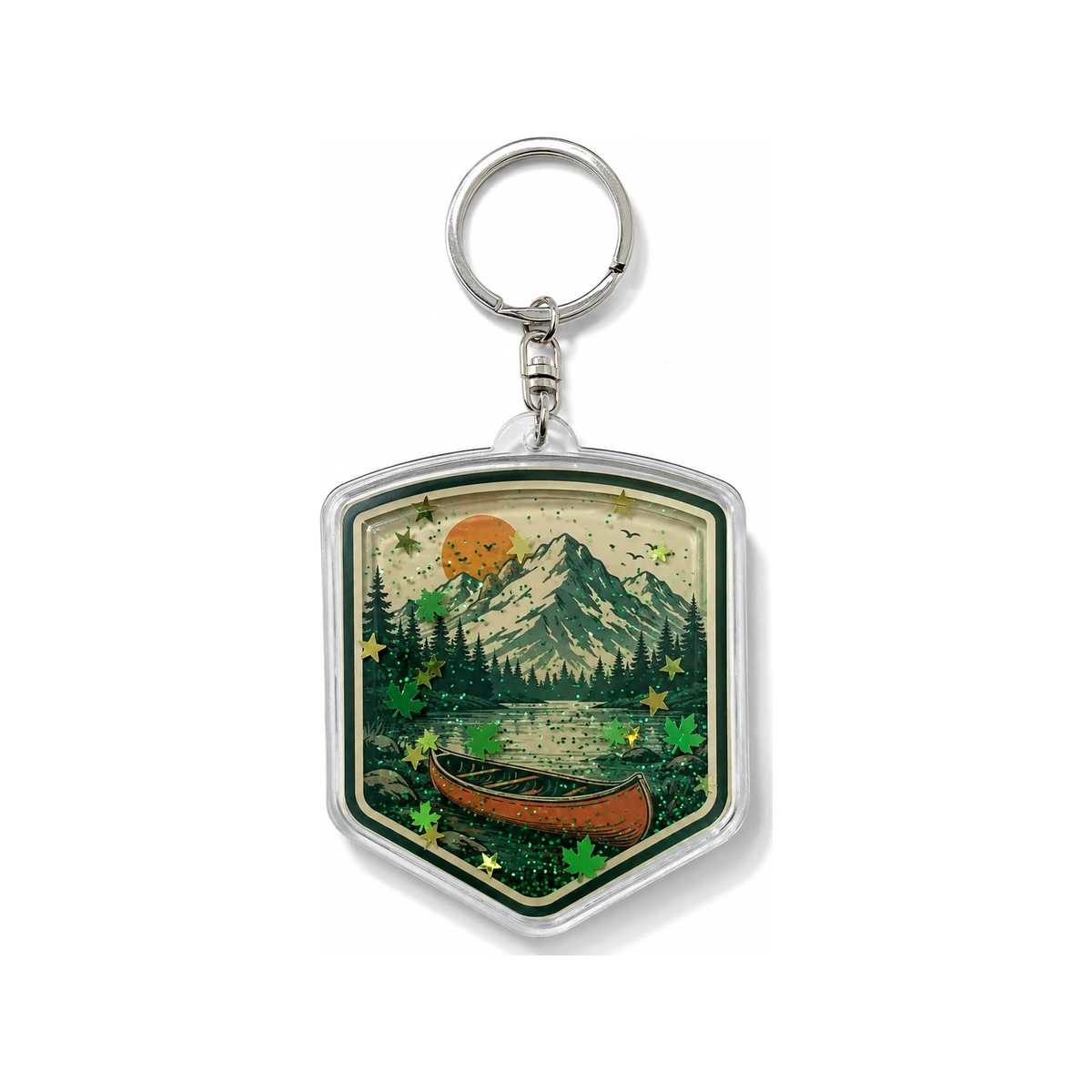 Custom Mountain Acrylic Keychains