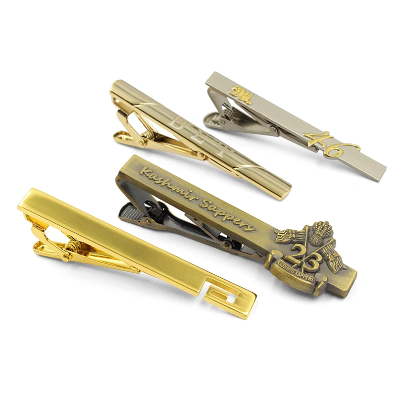Custom Shield Emblem Enamel Tie Clips