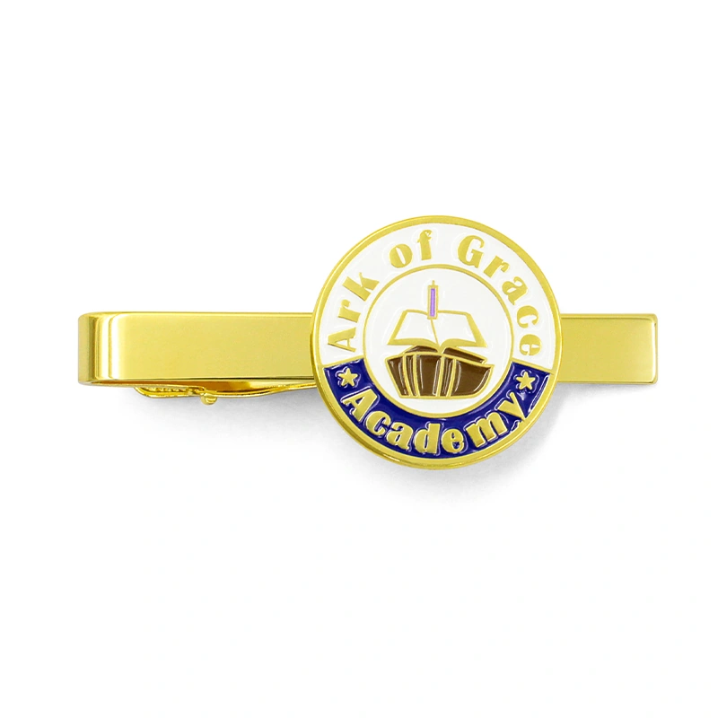 Custom Academy Logo Enamel Tie Clips