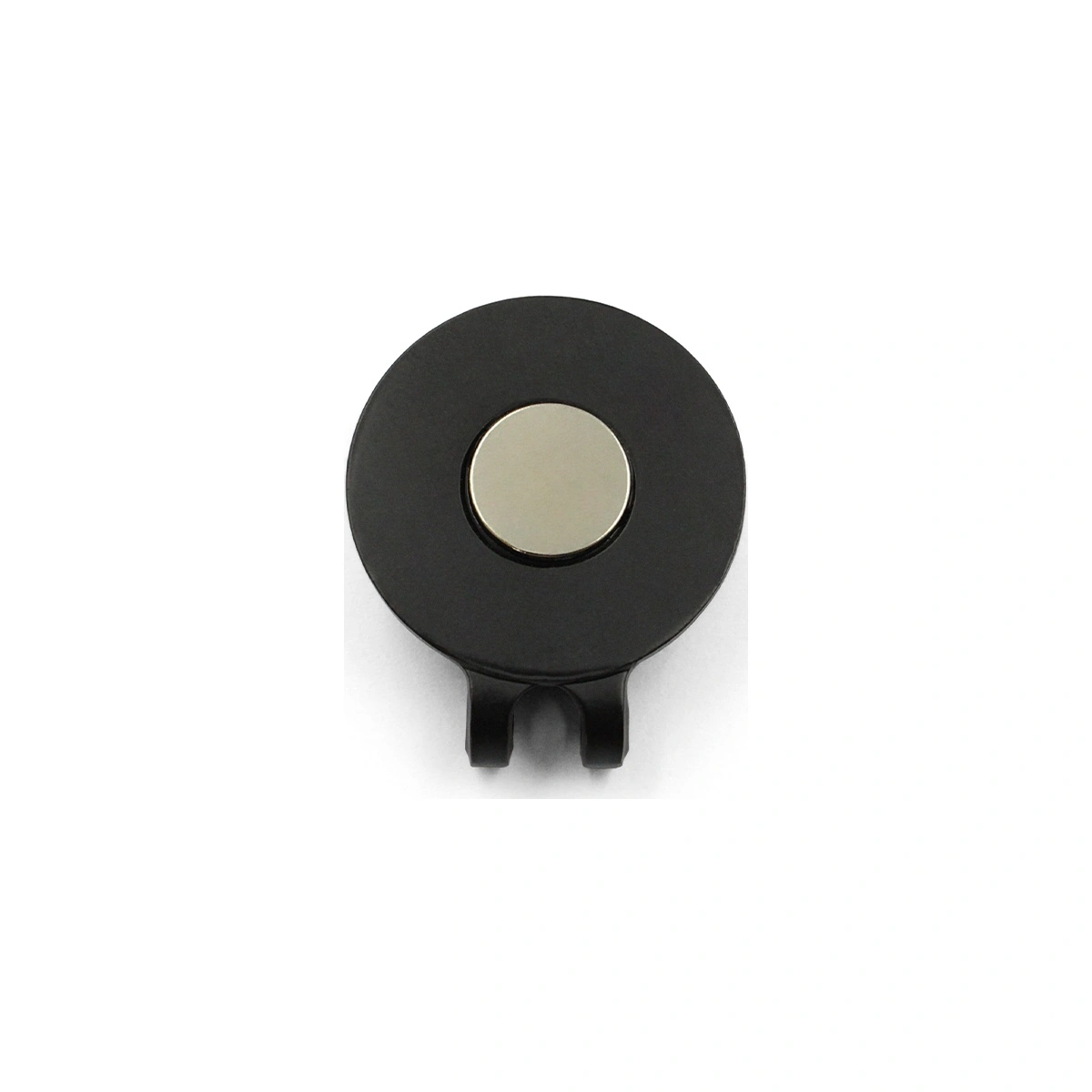 Textured Black Hat Clip Custom Ball Marker product sample