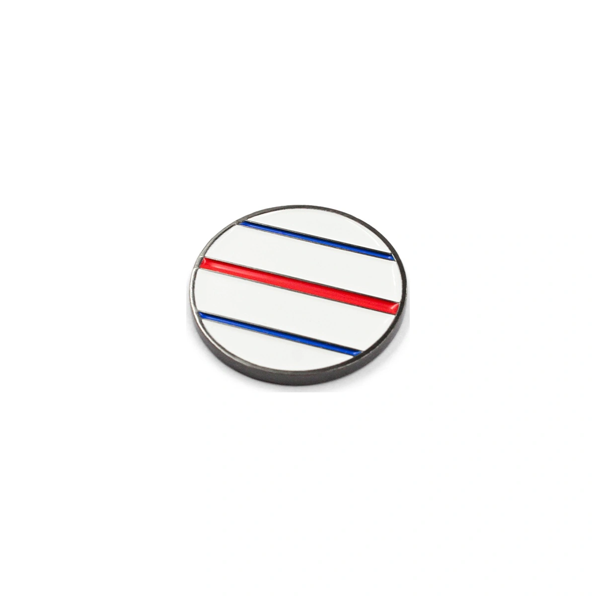 Striped Round Custom Metal Ball Markers