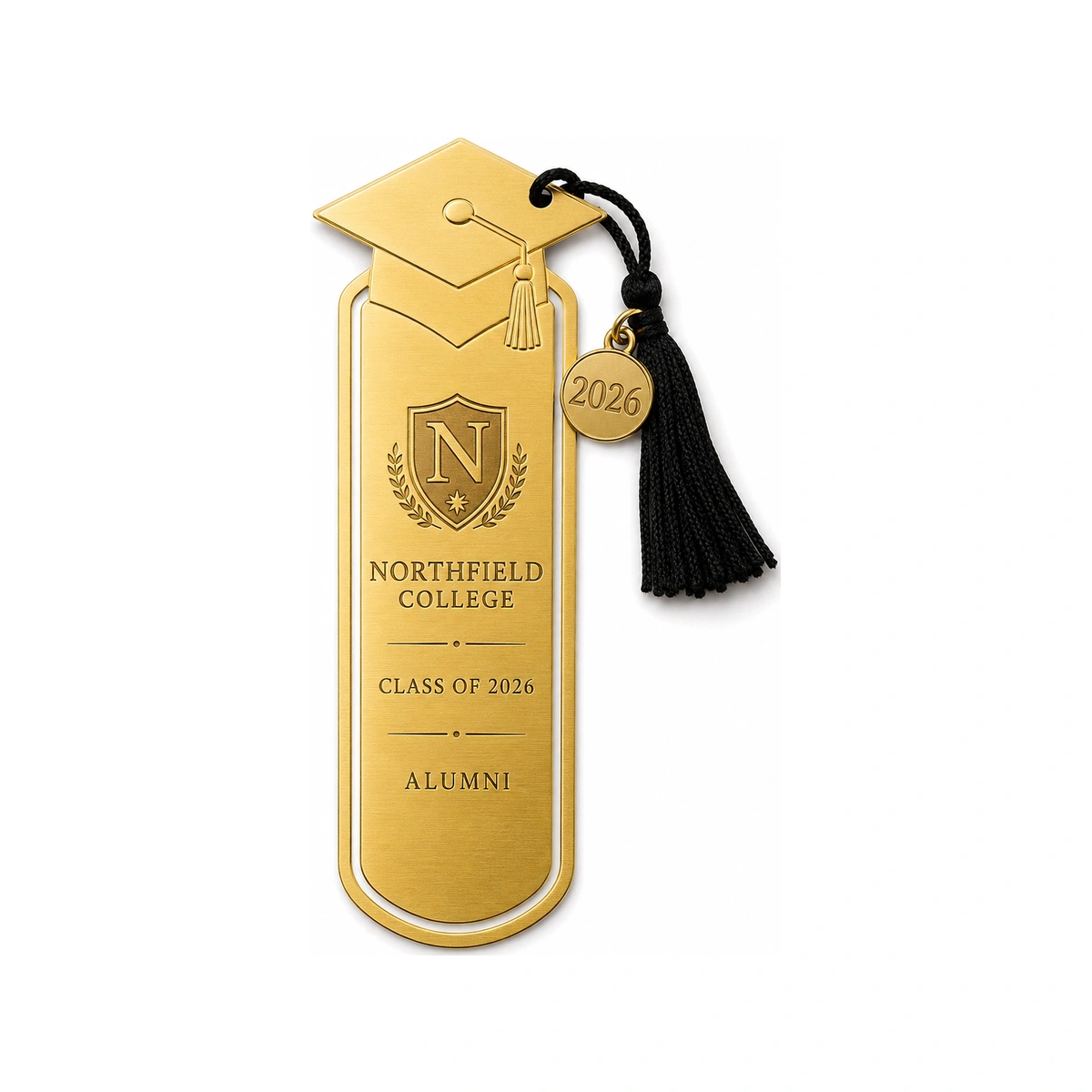 Custom Engraved Metal Bookmarks for Graduation