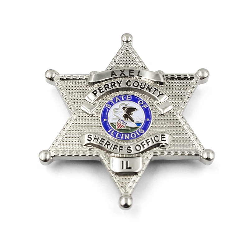 Custom Sheriff Badge Uniform Clips