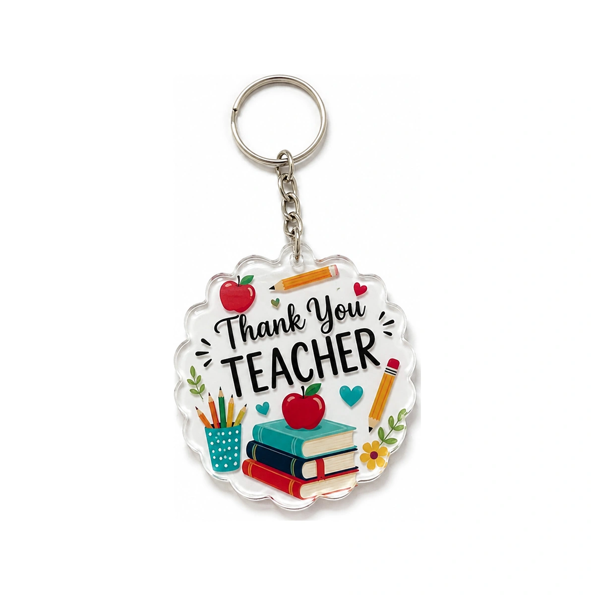 Custom Teacher Appreciation Keychains