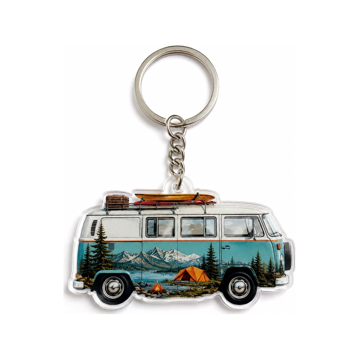 Custom Camper Van Acrylic Keychains