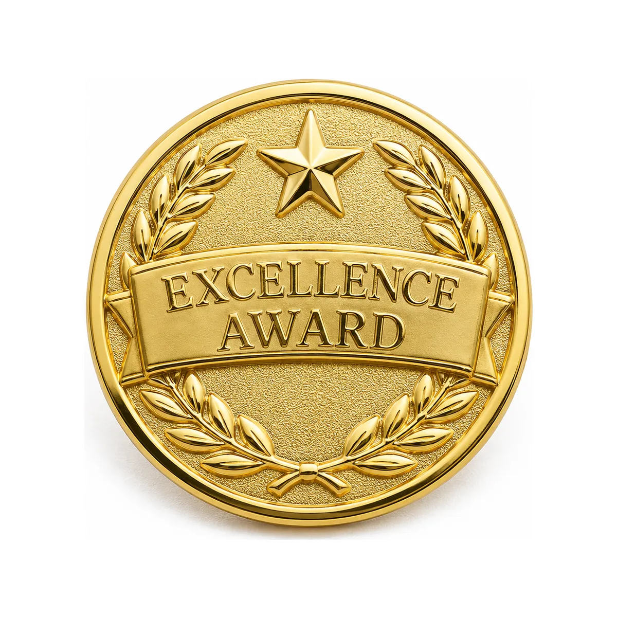Custom Die Struck Excellence Award Pin