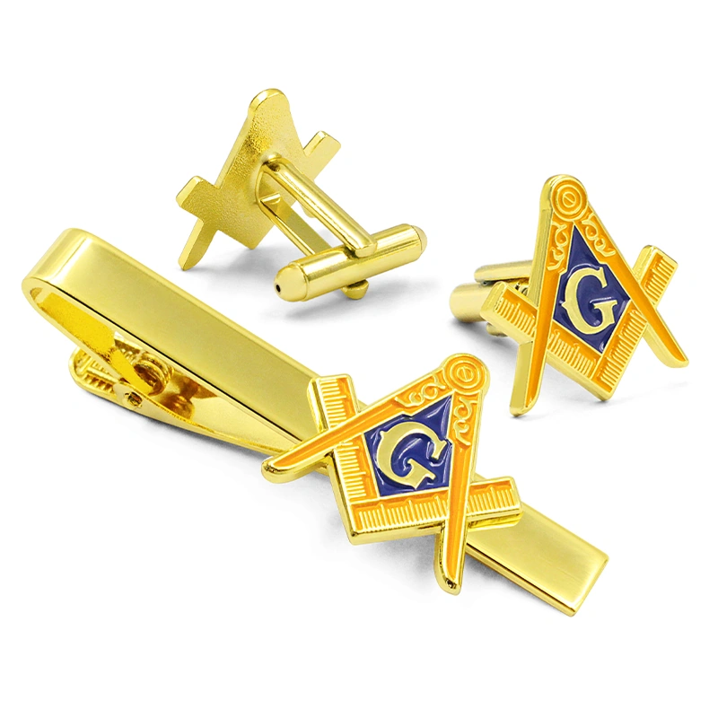 Custom Logo Cufflinks and Tie Clips for Associations