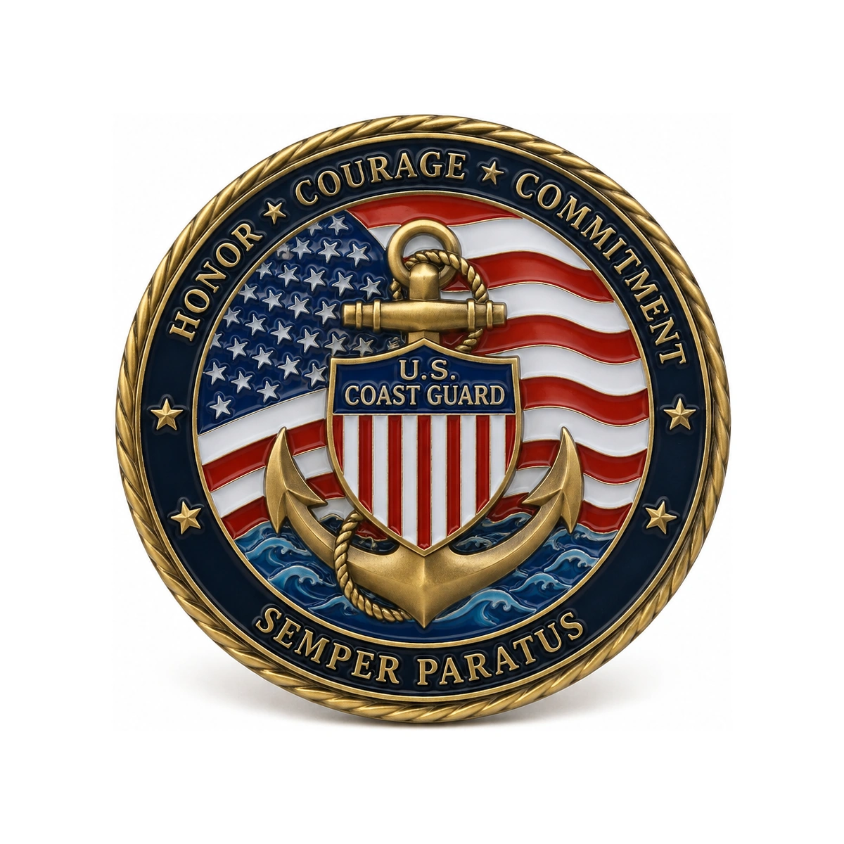 Custom Coast Guard Challenge Coinshttps://admin.lapelpinbadge.com/#/products