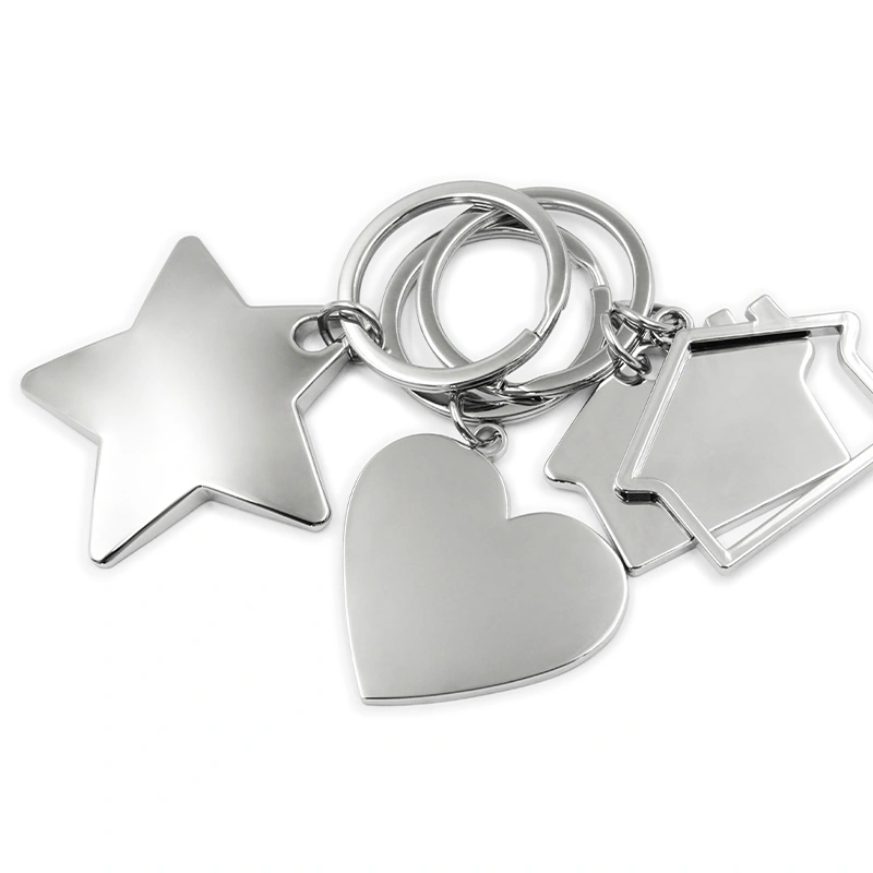 Custom Star Metal Keychain