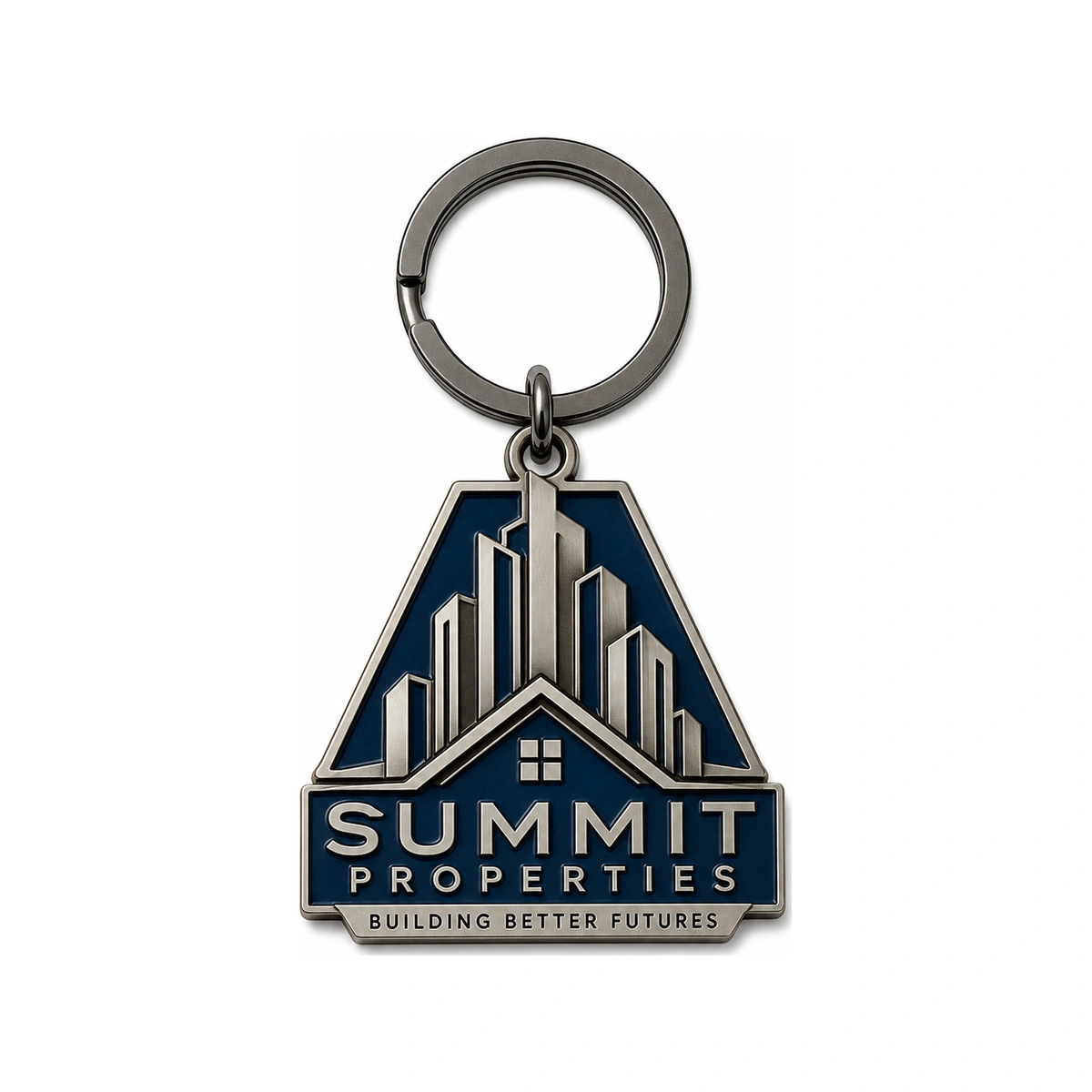 Property Logo Custom Engraved Keychains