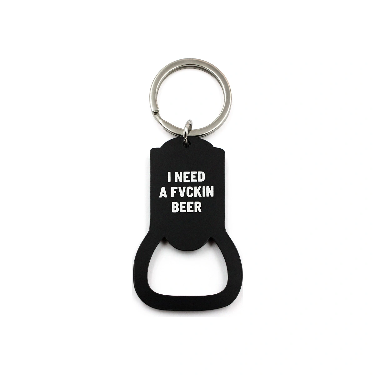 Custom Message Bottle Opener Keychain