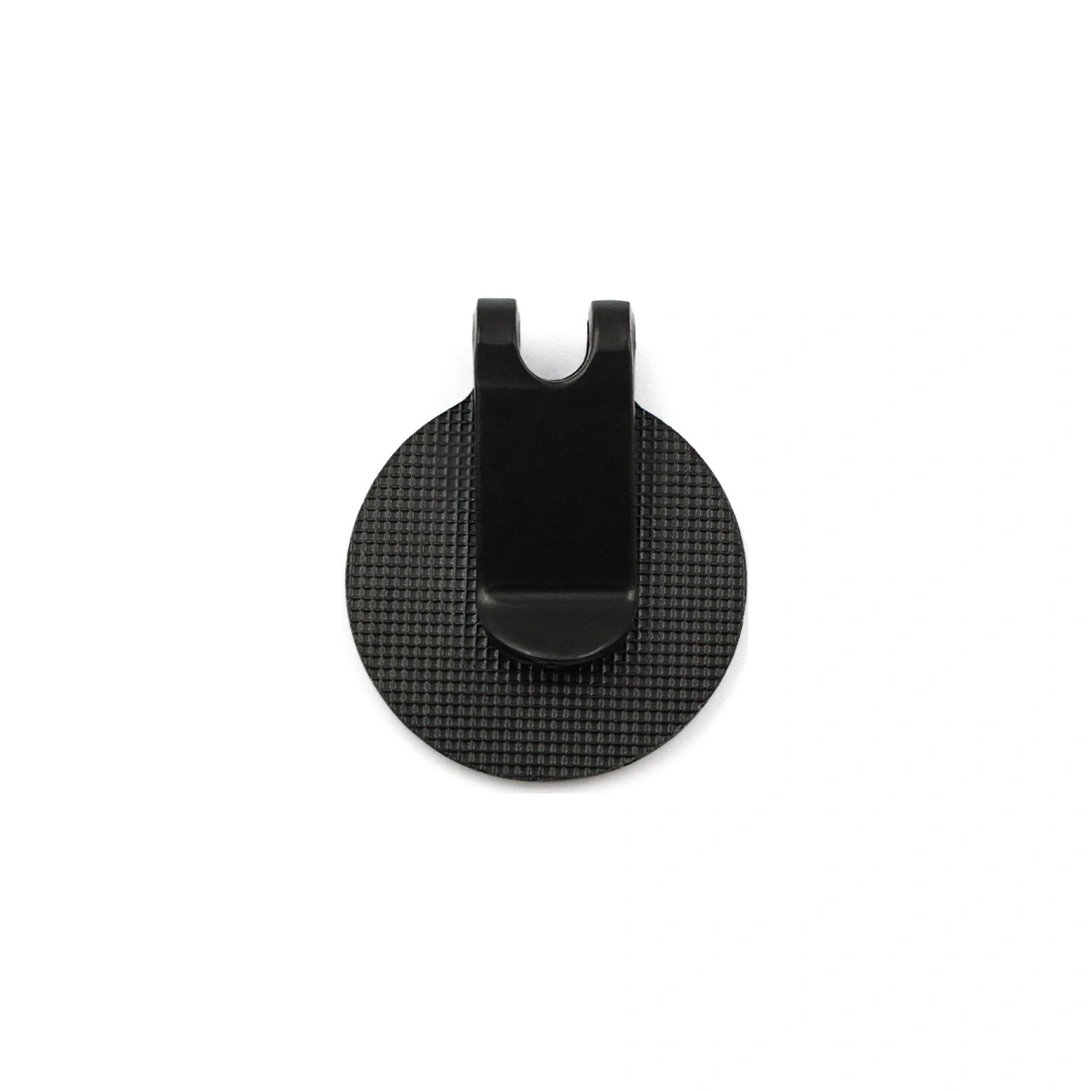 Textured Black Hat Clip Custom Ball Marker product sample