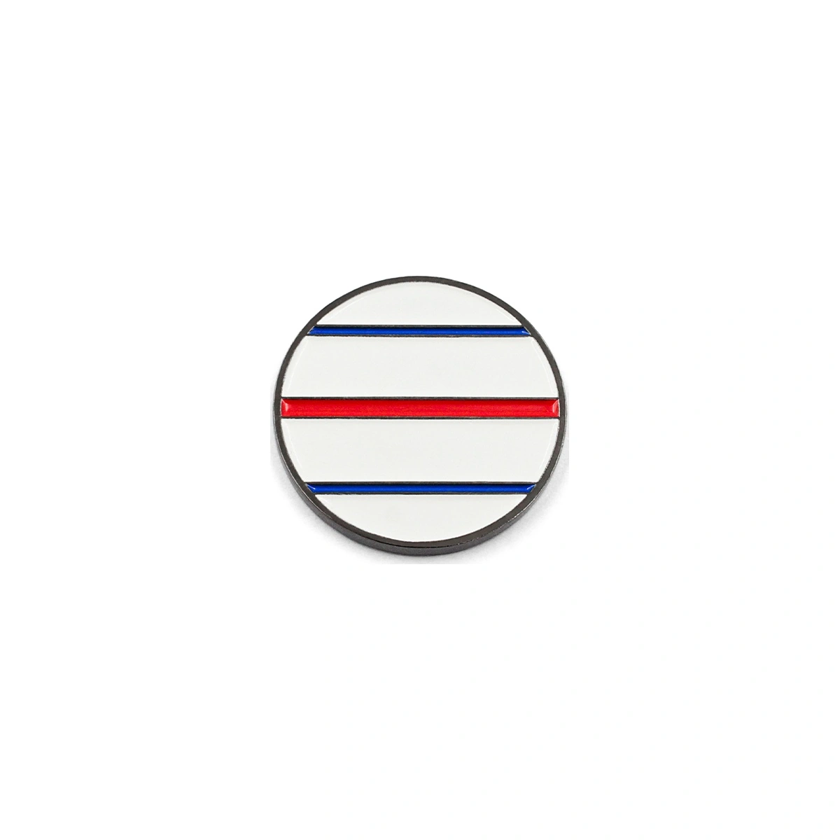Striped Round Custom Metal Ball Markers