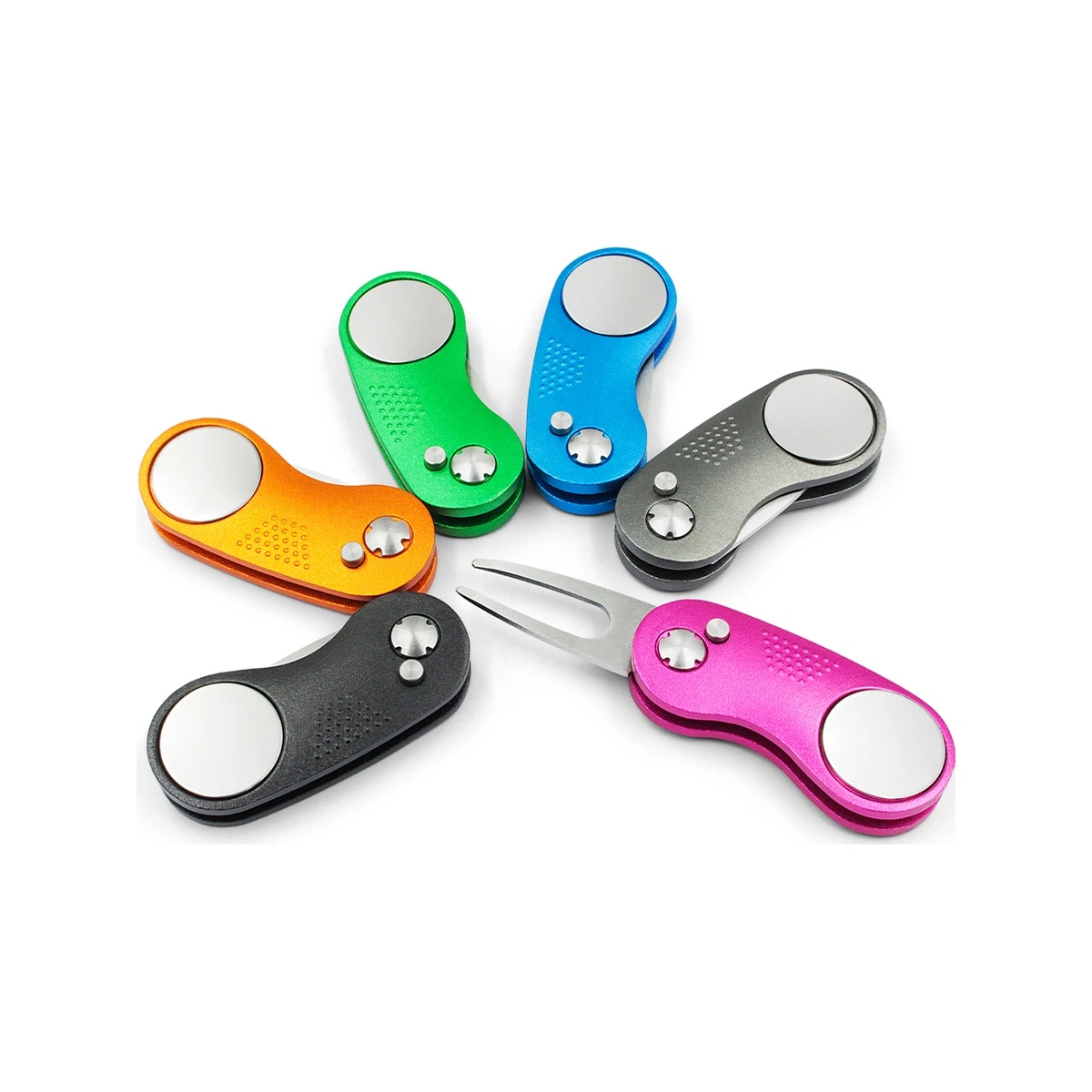 Assorted Magnetic Ball Marker Divot Tools product sample
