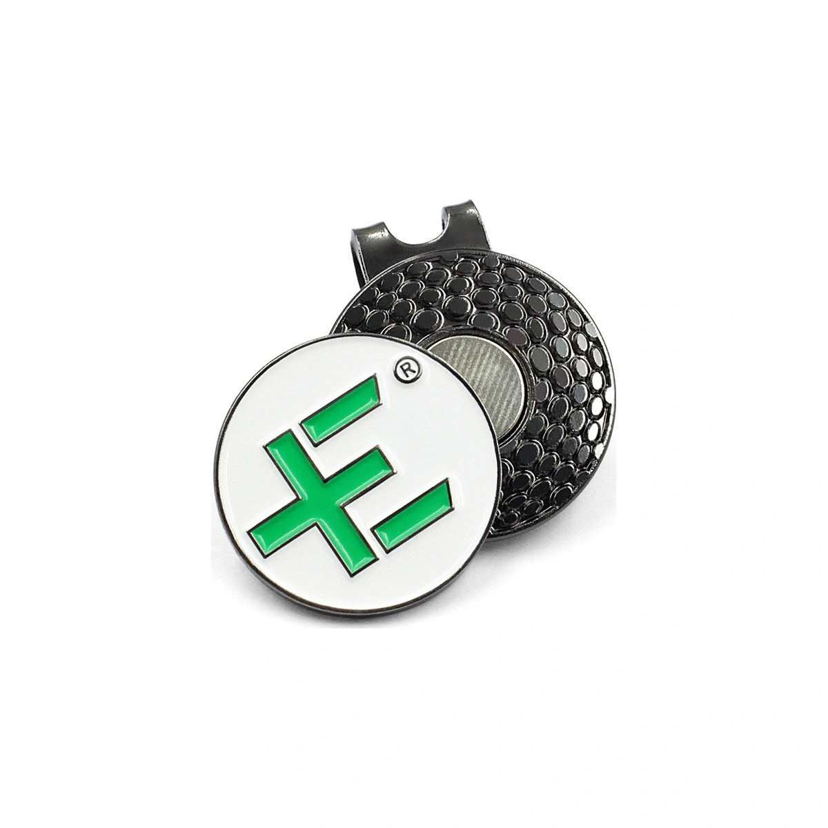 Green Emblem Custom Logo Ball Markers