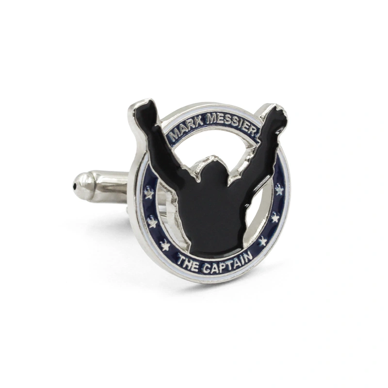 Custom Silhouette Enamel Cufflinks