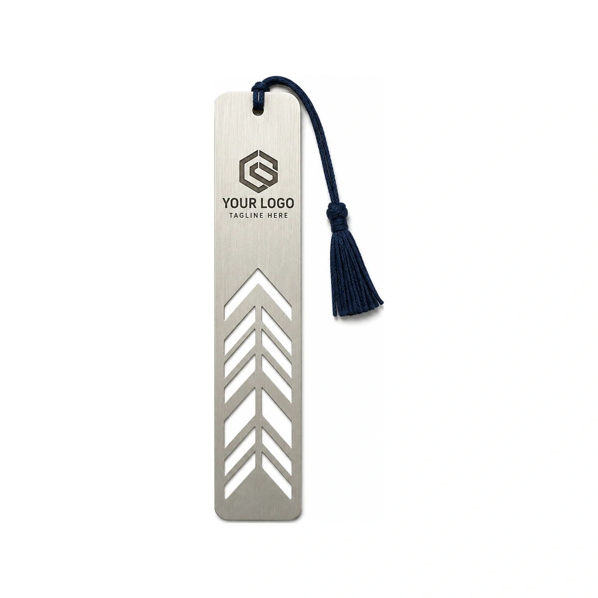 Custom Metal Bookmarks with Tassels – Arrow Cutout